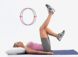 Air Bicycling for Varicose Vein Treatment 