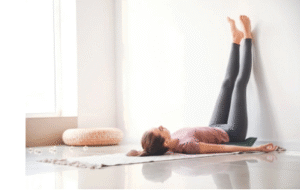 Legs Up the Wall Pose  for Varicose Vein Treatment 
