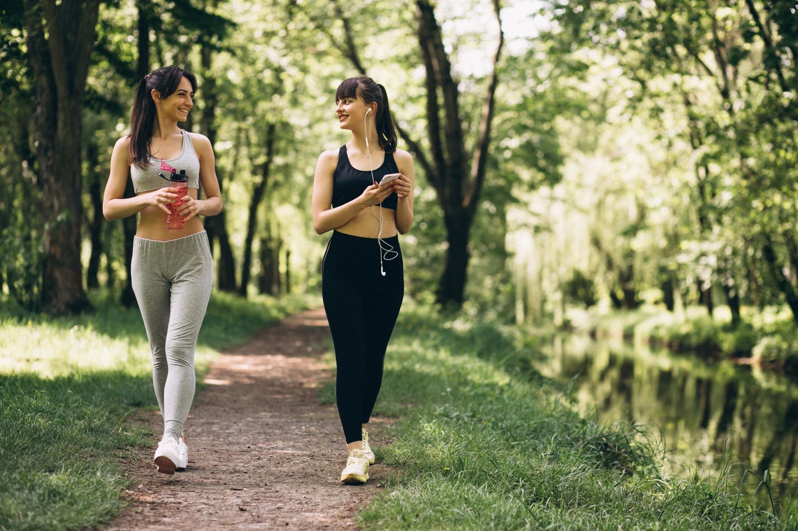 Woman talking a walk